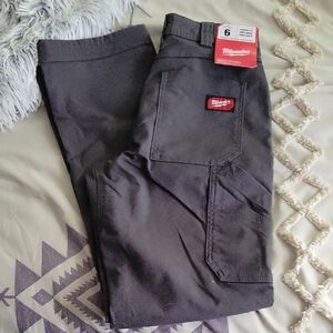 Women's Gray Work Pants